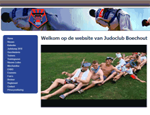 Tablet Screenshot of judoclubboechout.be